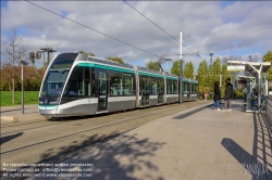 Viennaslide-05398156 Paris, Straßenbahn T8, Delaunay-Belleville // Paris, Tramway Line T8, Delaunay-Belleville