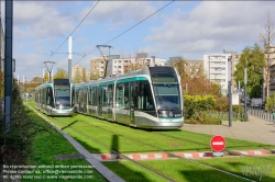 Viennaslide-05398166 Paris, Straßenbahn T8, Square Frantz Fanon, Einfahrsperre  // Paris, Tramway Line T8, Square Frantz Fanon