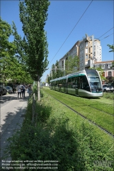 Viennaslide-05398170 Paris, moderne Straßenbahn T8, Boulevard Marcel Sembat // Paris, modern Tramway T8, Boulevard Marcel Sembat