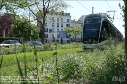 Viennaslide-05398171 Paris, moderne Straßenbahn T8, Boulevard Marcel Sembat // Paris, modern Tramway T8, Boulevard Marcel Sembat