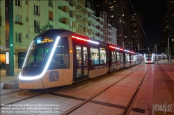 Viennaslide-05399106 Paris, moderne Straßenbahn Porte de Choisy-Orly, Linie T9 // Paris, modern Tramway Porte de Choisy-Orly, Line T9