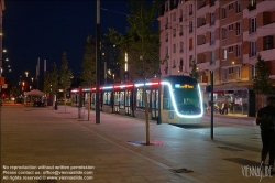 Viennaslide-05399108 Paris, moderne Straßenbahn Porte de Choisy-Orly, Linie T9 // Paris, modern Tramway Porte de Choisy-Orly, Line T9