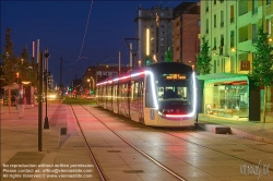 Viennaslide-05399121f Paris, moderne Straßenbahn Porte de Choisy-Orly, Linie T9 // Paris, modern Tramway Porte de Choisy-Orly, Line T9