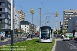 Viennaslide-05399131 Paris, moderne Straßenbahn Porte de Choisy-Orly, Linie T9 // Paris, modern Tramway Porte de Choisy-Orly, Line T9