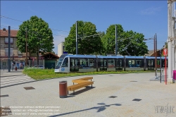 Viennaslide-05399143 Paris, moderne Straßenbahn Porte de Choisy-Orly, Linie T9 // Paris, modern Tramway Porte de Choisy-Orly, Line T9