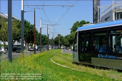 Viennaslide-05399148 Paris, moderne Straßenbahn Porte de Choisy-Orly, Linie T9 // Paris, modern Tramway Porte de Choisy-Orly, Line T9