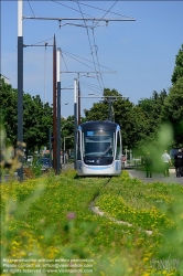 Viennaslide-05399149 Paris, moderne Straßenbahn Porte de Choisy-Orly, Linie T9 // Paris, modern Tramway Porte de Choisy-Orly, Line T9