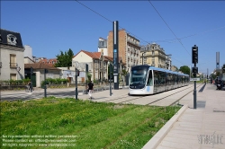 Viennaslide-05399152 Paris, moderne Straßenbahn Porte de Choisy-Orly, Linie T9 // Paris, modern Tramway Porte de Choisy-Orly, Line T9