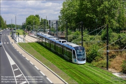 Viennaslide-05399905 Paris, moderne Straßenbahn T10, Hopital Beclere // Paris, modern Tramway T10, Hopital Beclere