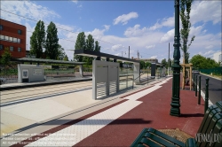 Viennaslide-05399922 Paris, moderne Straßenbahn T10, Hopital Beclere // Paris, modern Tramway T10, Hopital Beclere