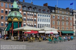 Viennaslide-06210047 Kopenhagen, Kiosk am Kongens Nytorv // Copenhagen, Kongens Nytorv, Outdoor Refreshment Pavillon