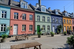 Viennaslide-06213006 Kopenhagen, Olufsvej, bunte Häuser // Copenhagen, Olufsvej, colorful Houses