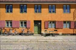 Viennaslide-06213028 Kopenhagen, historische Wohnsiedlung Nyboder // Copenhagen, historic Housing Nyboder
