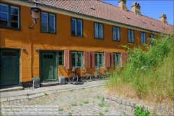 Viennaslide-06213041 Kopenhagen, historische Wohnsiedlung Nyboder // Copenhagen, historic Housing Nyboder