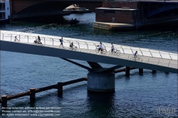 Viennaslide-06218042 Kopenhagen, Fahrrad- und Fußgängerbrücke Lille Langebro // Copenhagen, Lille Langebro Bicycle and Pedestrian Bridge