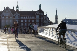 Viennaslide-06218054 Kopenhagen, Fahrrad- und Fußgängerbrücke Lille Langebro // Copenhagen, Lille Langebro Bicycle and Pedestrian Bridge