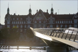 Viennaslide-06218056 Kopenhagen, Fahrrad- und Fußgängerbrücke Lille Langebro // Copenhagen, Lille Langebro Bicycle and Pedestrian Bridge