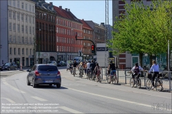 Viennaslide-06219902 Kopenhagen, Fahrradinfrastruktur, Linksabbiegen // Copenhagen, Bicycle Infrastructure, Left Turn