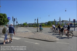 Viennaslide-06219908 Kopenhagen, Fahrradinfrastruktur, Kreuzungsplateau // Copenhagen, Bicycle Infrastructure, Street Crossing