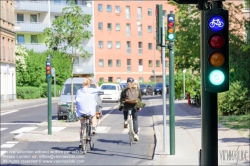 Viennaslide-06219913 Kopenhagen, Fahrradinfrastruktur, Fahrradampel // Copenhagen, Bicycle Infrastructure, Bicycle Traffic Lights