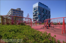 Viennaslide-06221057 Kopenhagen, Stadtentwicklungsgebiet Nordhavn, Dachspielplatz Konditaget Lüders von JAJA Architects // Copenhagen, City Development Area Nordhavn, Rooftop Playground Konditaget Lüders by JAJA Architects