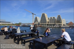 Viennaslide-06224007 Kopenhagen, Hafen, Papierinsel, moderne Wohnbauten, COBE Architects 2023 // Copenhagen, Harbour, Paper Island, Modern Housing Development, COBE Architects 2023