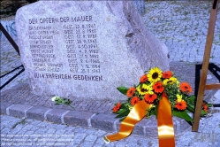 Viennaslide-06308901 Berliner Mauer, Gedenken an die Maueropfer am 13.8.2018 - Berlin Wall, Commemoration for the Victims of the Berlin Wall on August 13, 2018