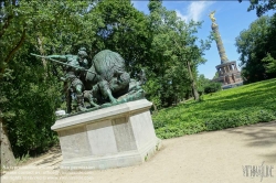 Viennaslide-06311901 Berlin, Tiergarten, Fasanenallee im Hintergrund die Siegessäule