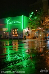 Viennaslide-06312032 Berlin, Regennacht am Prenzlauer Berg, Colosseum Kino // Berlin, Rainy Night at Prenzlauer Berg, Colosseum Cinema