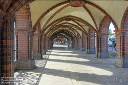 Viennaslide-06330004 Berlin, Oberbaumbrücke, Arkadengang auf der Ostseite