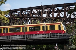 Viennaslide-06391016 Berlin, S-Bahn an den Liesenbrücken