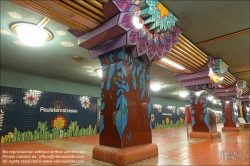 Viennaslide-06392059 Berlin, U-Bahn, U7 Paulsternstraße, Stationsgestaltung von Rainer G. Rümmler // Berlin, Underground, U7 Paulsternstraße, Design by Rainer G. Rümmler