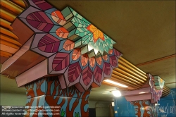 Viennaslide-06392061 Berlin, U-Bahn, U7 Paulsternstraße, Stationsgestaltung von Rainer G. Rümmler // Berlin, Underground, U7 Paulsternstraße, Design by Rainer G. Rümmler