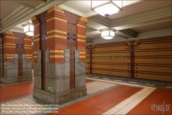 Viennaslide-06392097 Berlin, U-Bahn, U8 Karl-Bonhoeffer-Nervenklinik, Stationsgestaltung von Rainer G. Rümmler // Berlin, Underground, U8 Karl-Bonhoeffer-Nervenklinik, Design by Rainer G. Rümmler