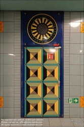 Viennaslide-06392106 Berlin, U-Bahn, Lindauer Allee, U8 Stationsgestaltung von Rainer G. Rümmler // Berlin, Underground, Lindauer Allee, U8 Design by Rainer G. Rümmler