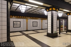 Viennaslide-06392111 Berlin, U-Bahn, U8 Paracelsus-Bad, Stationsgestaltung von Rainer G. Rümmler // Berlin, Underground, U8 Paracelsus-Bad, Design by Rainer G. Rümmler
