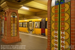 Viennaslide-06392113 Berlin, U-Bahn, U8 Residenzstraße, Stationsgestaltung von Rainer G. Rümmler // Berlin, Underground, U8 Residenzstraße, Design by Rainer G. Rümmler