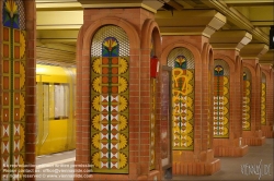Viennaslide-06392115 Berlin, U-Bahn, U8 Residenzstraße, Stationsgestaltung von Rainer G. Rümmler // Berlin, Underground, U8 Residenzstraße, Design by Rainer G. Rümmler