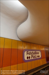 Viennaslide-06392122 Berlin, U-Bahn, U9 Fehrbelliner Platz, Stationsgestaltung von Rainer G. Rümmler // Berlin, Underground, U9 Fehrbelliner Platz, Design by Rainer G. Rümmler
