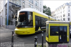 Viennaslide-06398007 Berlin, als Straßenbahn bemalter Schaltkasten // Berlin, Streetcar, Switchbox painted as Tramway