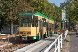 Viennaslide-06399202 Die Straßenbahn Schöneiche bei Berlin ist eine Überlandstraßenbahn östlich in und von Berlin. sie führt vom S-Bahnhof Berlin-Friedrichshagen über Schöneiche bei Berlin nach Rüdersdorf bei Berlin.