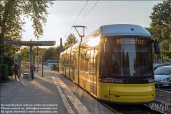 Viennaslide-06399304 Strausberger Eisenbahn - als Linie 89 verbindet die Straßenbahn das Stadtzentrum von Strausberg mit dem peripher gelegenen Bahnhof Strausberg an der Preußischen Ostbahn.