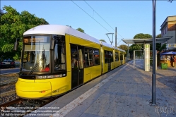 Viennaslide-06399305 Strausberger Eisenbahn - als Linie 89 verbindet die Straßenbahn das Stadtzentrum von Strausberg mit dem peripher gelegenen Bahnhof Strausberg an der Preußischen Ostbahn.