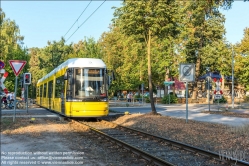 Viennaslide-06399306 Strausberger Eisenbahn - als Linie 89 verbindet die Straßenbahn das Stadtzentrum von Strausberg mit dem peripher gelegenen Bahnhof Strausberg an der Preußischen Ostbahn.