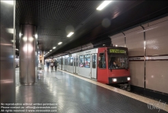 Viennaslide-06449702 Düsseldorf, Stadtbahn, Station Königsallee Steinstraße