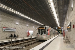 Viennaslide-06449963 Düsseldorf, Stadtbahn, Wehrhahn-Linie, Station Graf-Adolf-Platz