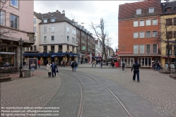 Viennaslide-06449997 Düsseldorf, ehemalige Straßenbahnstrecke durch die Fußgängerzone