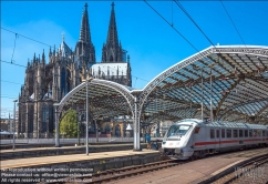 Viennaslide-06451802 Köln, Hauptbahnhof und Kölner Dom