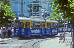 Viennaslide-06469901 Heidelberg, Straßenbahn, historische Aufnahme