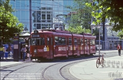 Viennaslide-06469903 Heidelberg, Straßenbahn, historische Aufnahme